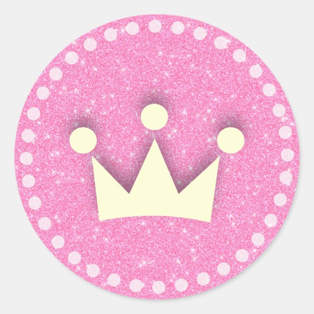 Princess Classic Round Sticker (Front)