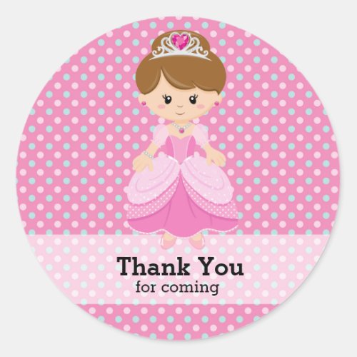 Princess Classic Round Sticker