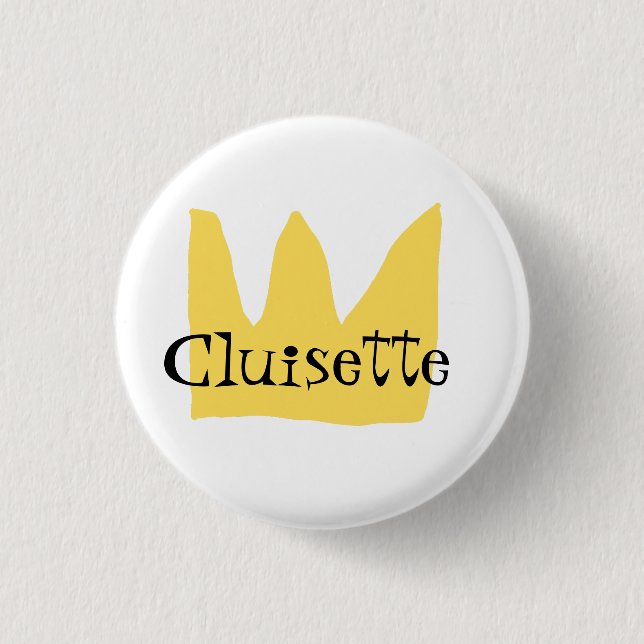 Princess Cluisette Button (Front)