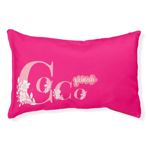 Princess Coco Dog and Cat Personalised Bed