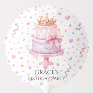 Princess Confetti Birthday Party Balloon