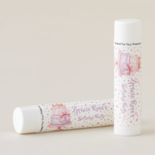 Princess Confetti Birthday Party Favor Lip Balm
