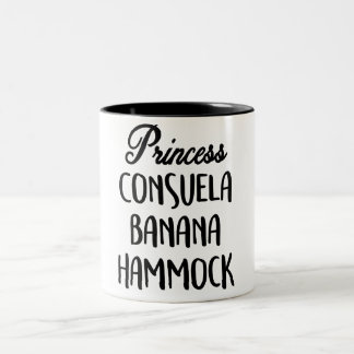 Princess Consuela Banana Hammock Two-Tone Coffee Mug