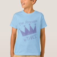 Princess Crown 3rd Birthday Tshirts and Gifts