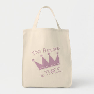 Princess Crown 3rd Birthday Tshirts and Gifts Tote Bag
