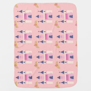 Princess Crown and Castle Baby Blanket