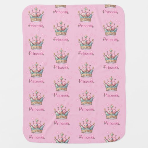 Princess Crown  Baby Blanket