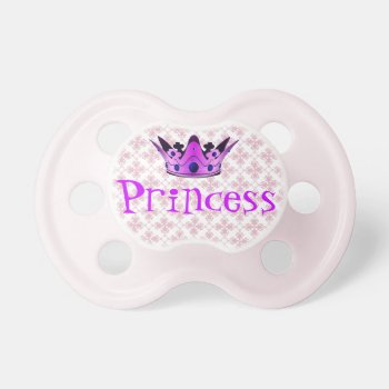 Princess Crown Baby Pacifier by Hannahscloset at Zazzle
