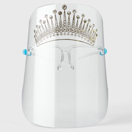Princess Crown - Beautiful - Gold Face Shield