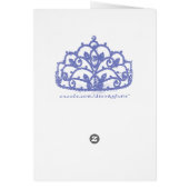 Princess Crown Card (Back)