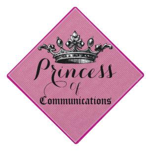Princess Crown College Major Graduation Cap