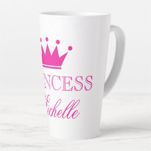 Princess Crown Custom Latte Mug