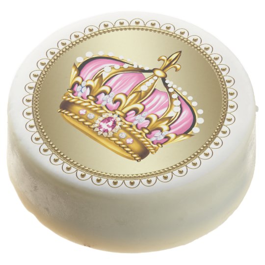 Princess Crown Girl Princess Baby Shower Cookies Zazzle Com