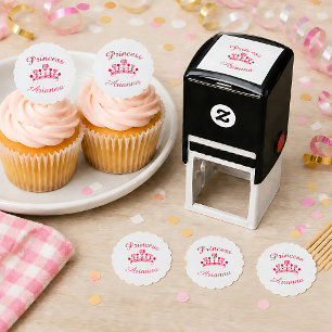 Princess Crown Personalized Self-inking Stamp