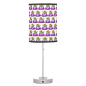 Princess Crown Rainbow Emoji Poop Table Lamp (Back)