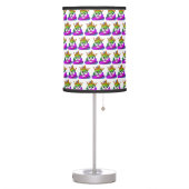 Princess Crown Rainbow Emoji Poop Table Lamp (Left)