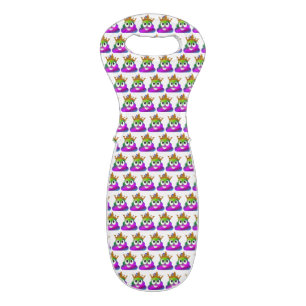 Princess Crown Rainbow Emoji Poop Wine Bag