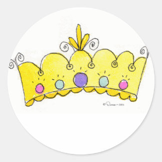 Princess Crown Stickers