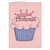 Princess Cupcake - Customized Cards (Front)