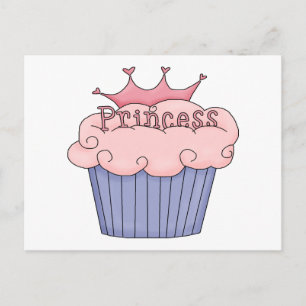Princess Cupcake Postcard
