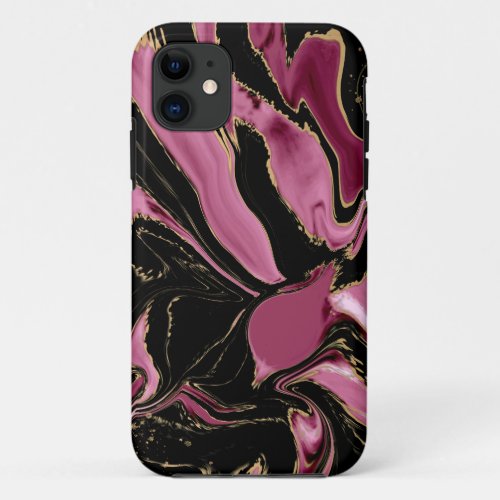 Princess Cut Paradise Alcohol Ink iPhone Case