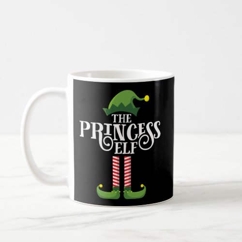 Princess Cute Elf Matching Family Group Christmas  Coffee Mug
