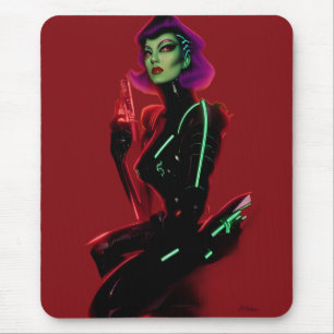 Princess Cybrella at the Cyberpunk Ball Mouse Pad