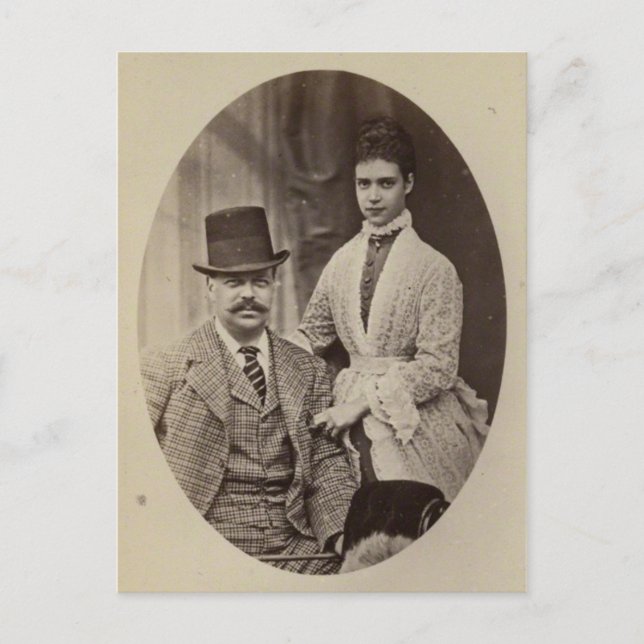 PRINCESS DAGMAR of Denmark & Alexander III #284 Postcard (Front)