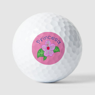 Princess design  golf balls