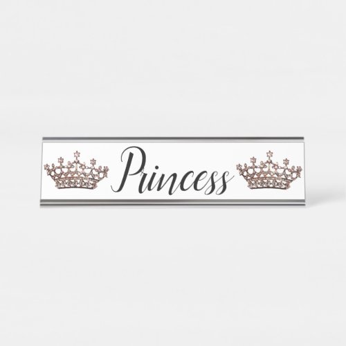 Princess Desk Name Plate