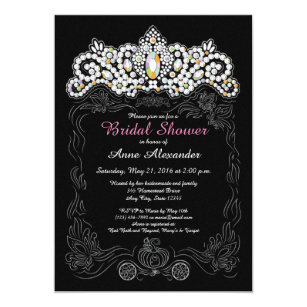 Princess Bridal Shower Invitations 9