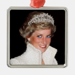 Princess Diana 1989 Metal Ornament