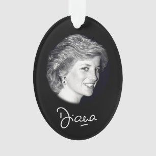 Princess Diana autograph Ornament