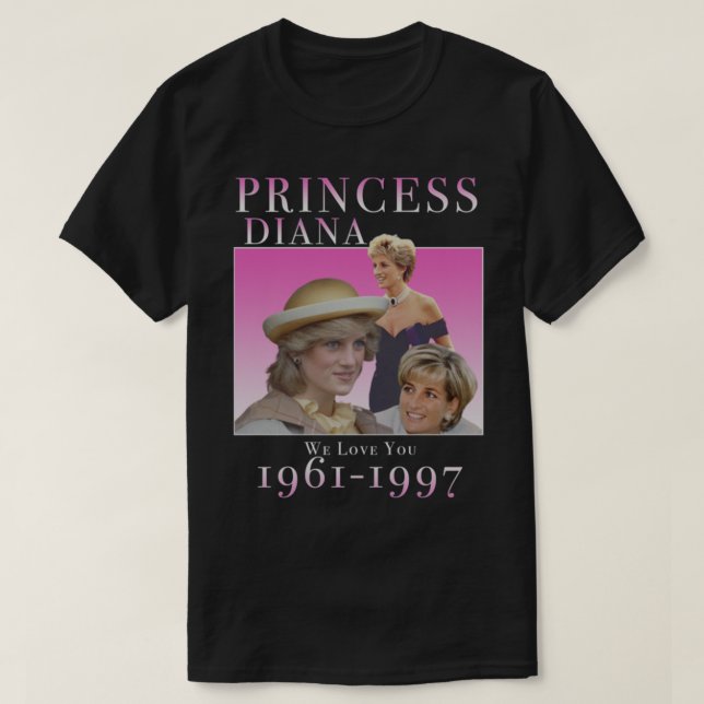 Princess Diana Homage Active  T-Shirt (Design Front)