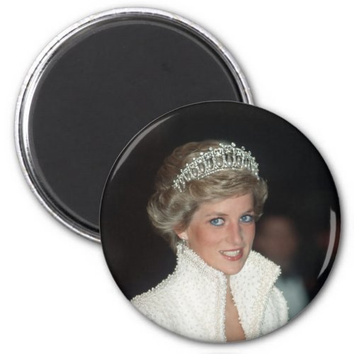 Princess Diana Hong Kong 1989 Magnet