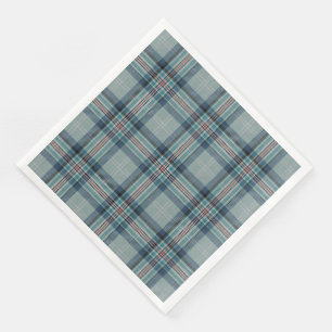 Princess Diana Memorial Tartan Paper Dinner Napkins
