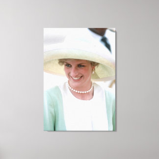 Princess Diana Nigeria 1990 Canvas Print