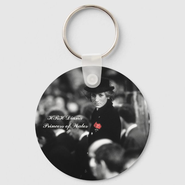 Princess Diana - Poppy Keychain (Front)