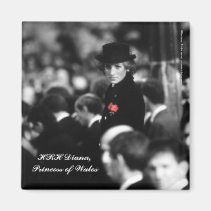 Princess Diana - Poppy Magnet