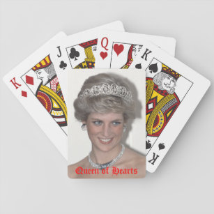 Princess Diana Queen of Hearts Playing Cards