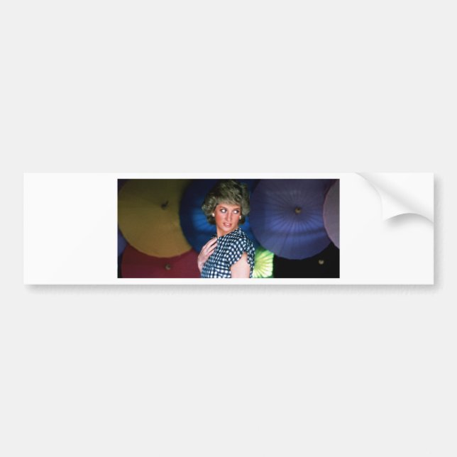 Princess Diana Thailand Bumper Sticker (Front)