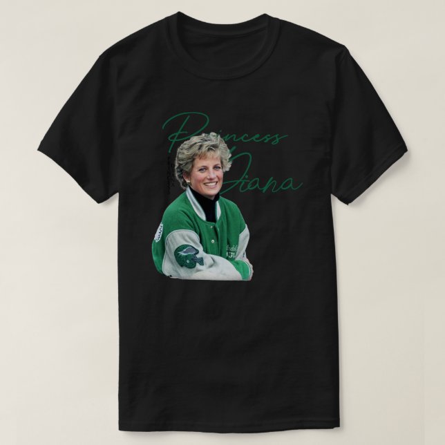 Zazzle Princess Diana - The Philadelphia Eagles Jacket CL, Men's, Size: Adult S, Black