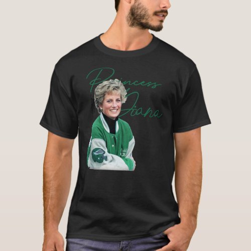 Princess Diana _ The Philadelphia Eagles Jacket Cl T_Shirt