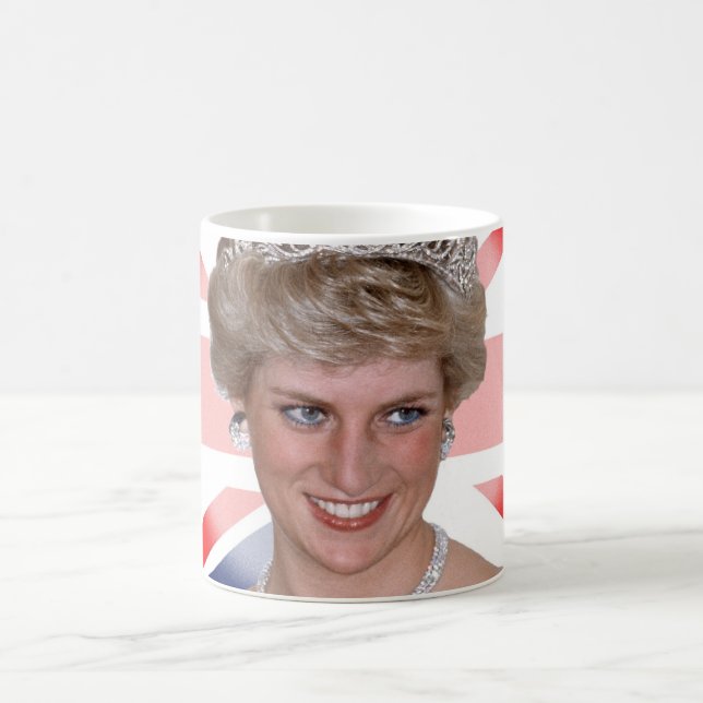 Princess Diana Union Jack Coffee Mug (Center)