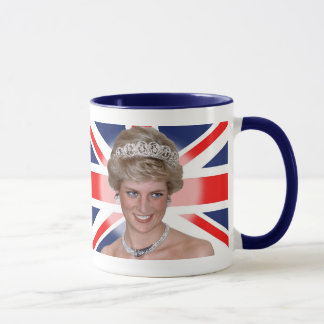 Princess Diana Union Jack Mug