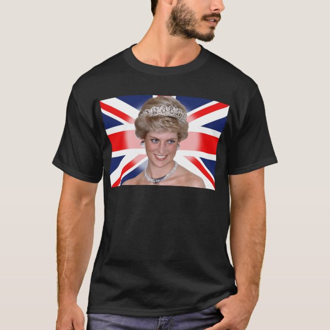 Princess Diana Union Jack T-Shirt (Front)