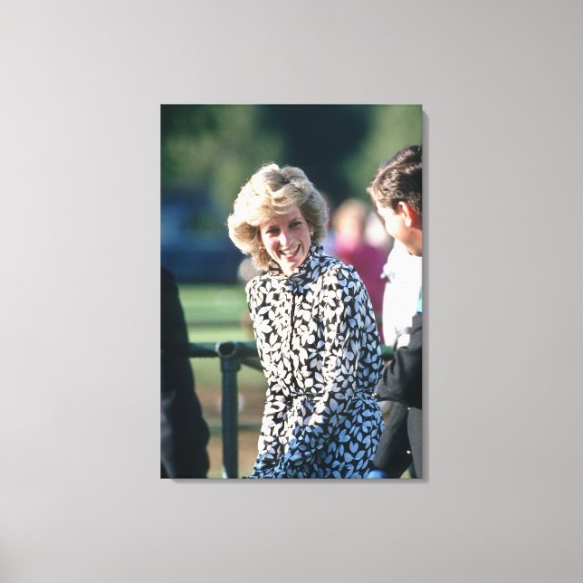 Princess Diana Windsor 1985 Canvas Print (Front)