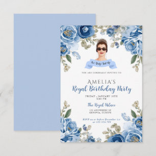 Princess Diaries 30th Birthday milenial Invitation