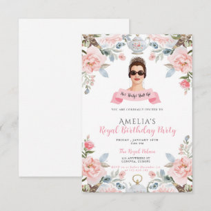 Princess Diaries 30th Birthday milenial Invitation