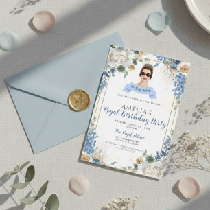 Princess Diaries 30th Birthday milenial Invitation